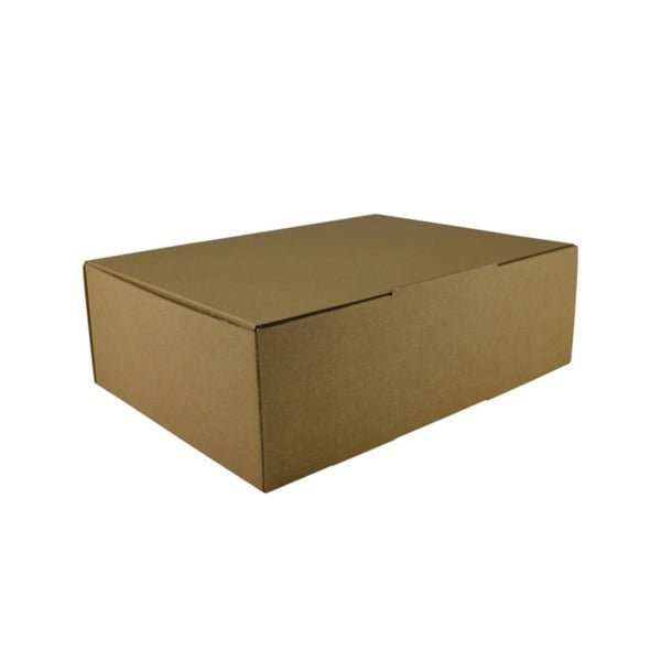 SAMPLE - E Flute - A4 Postal Box 125mm High - Kraft Brown - PackQueen
