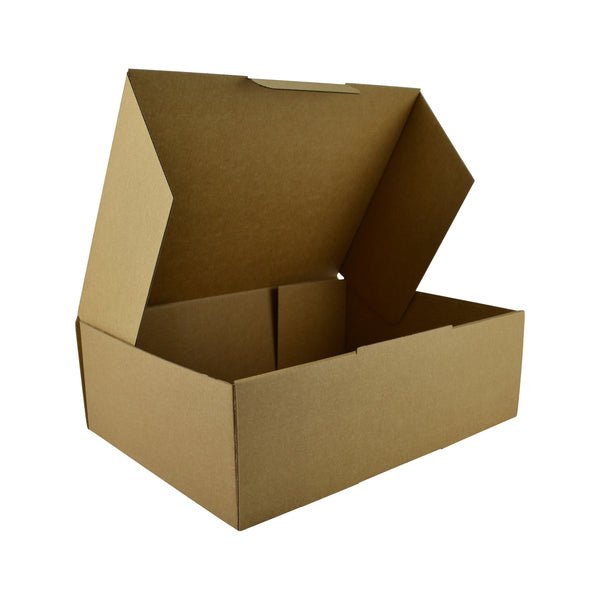 SAMPLE - E Flute - A4 Postal Box 125mm High - Kraft Brown - PackQueen