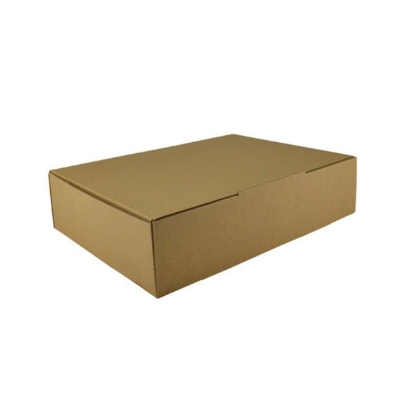 SAMPLE - E Flute - A4 Postal Box 75mm High - Kraft Brown - PackQueen