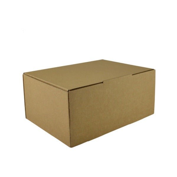 SAMPLE - E Flute - A5 Postal Box 100mm High - Kraft Brown - PackQueen
