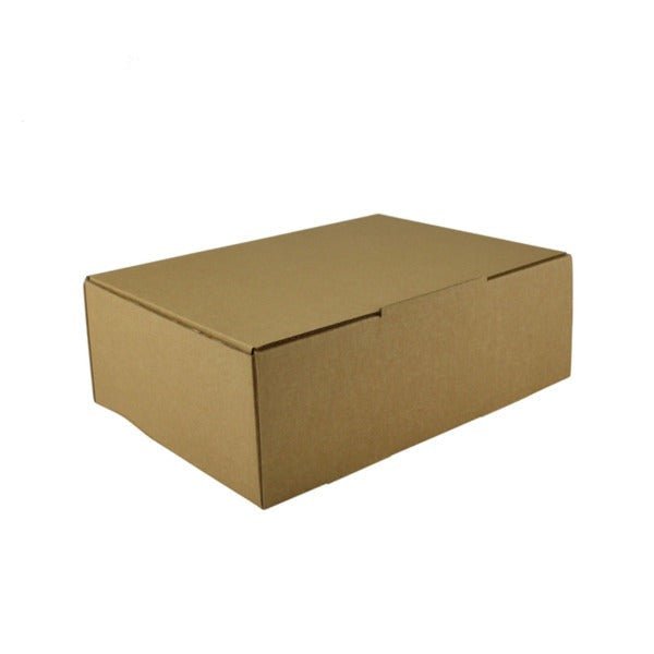 SAMPLE - E Flute - A5 Postal Box 75mm High - Kraft Brown - PackQueen