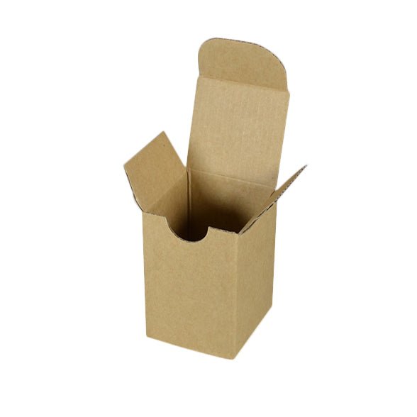 SAMPLE - E Flute - Cardboard Candle Box (55/80) - Kraft Brown - PackQueen