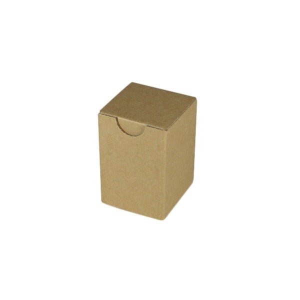 SAMPLE - E Flute - Cardboard Candle Box (55/80) - Kraft Brown - PackQueen