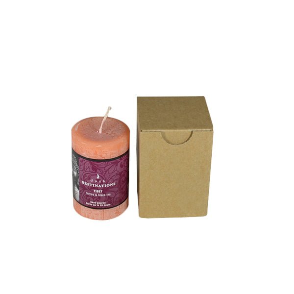 SAMPLE - E Flute - Cardboard Candle Box (55/80) - Kraft Brown - PackQueen