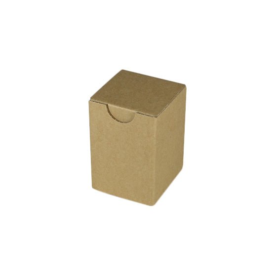 SAMPLE - E Flute - Cardboard Candle Box (55/80) - Kraft Brown - PackQueen