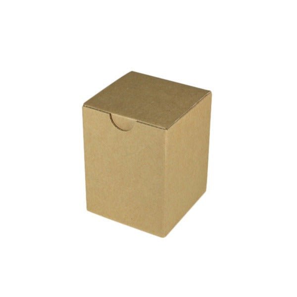 SAMPLE - E Flute - Cardboard Candle Box /Jam Box (80/100) - Kraft Brown - PackQueen