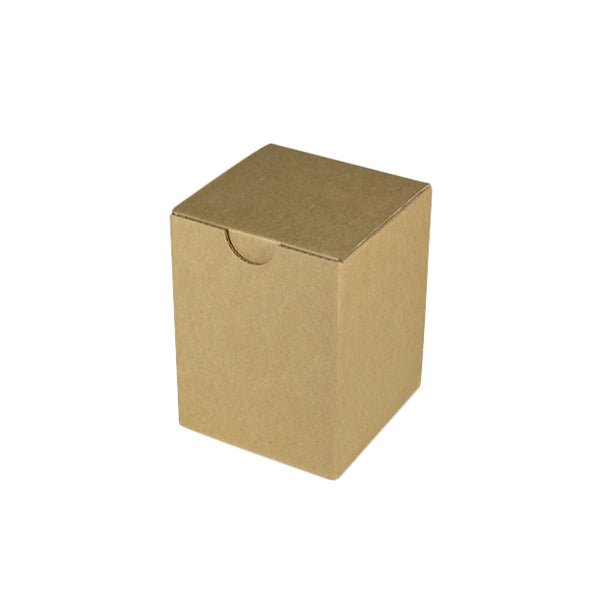 SAMPLE - E Flute - Cardboard Candle Box /Jam Box (80/100) - Kraft Brown - PackQueen