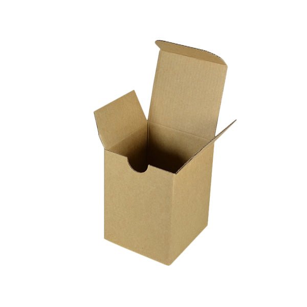SAMPLE - E Flute - Cardboard Candle Box /Jam Box (80/100) - Kraft Brown - PackQueen