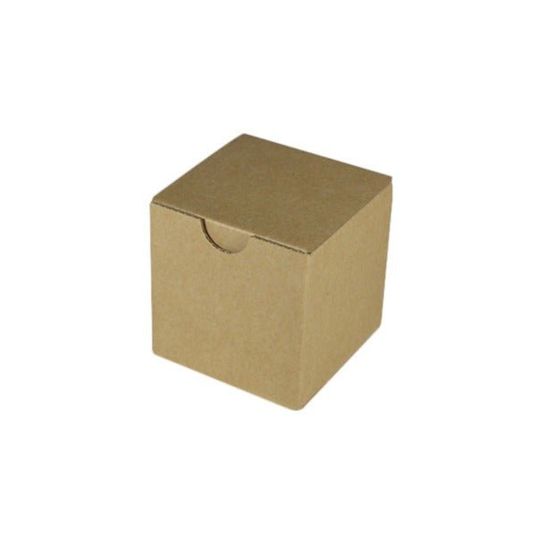 SAMPLE - E Flute - Cardboard Candle Box/Jam Box (80/80) - Kraft Brown - PackQueen