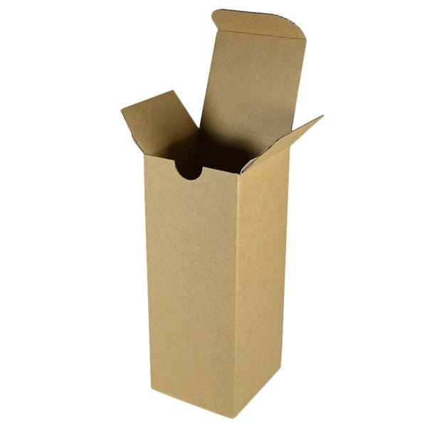 SAMPLE - E Flute - Cardboard Candle/Jam Box (120/170mm) - Kraft Brown - PackQueen