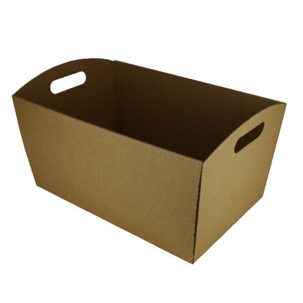 SAMPLE - E Flute - Extra Large Hamper Tray - Kraft Brown - PackQueen