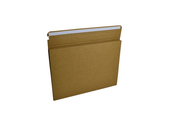 SAMPLE - E Flute - One Piece A4 Mailer 10mm High with Peal & Seal Tape - Kraft Brown - PackQueen