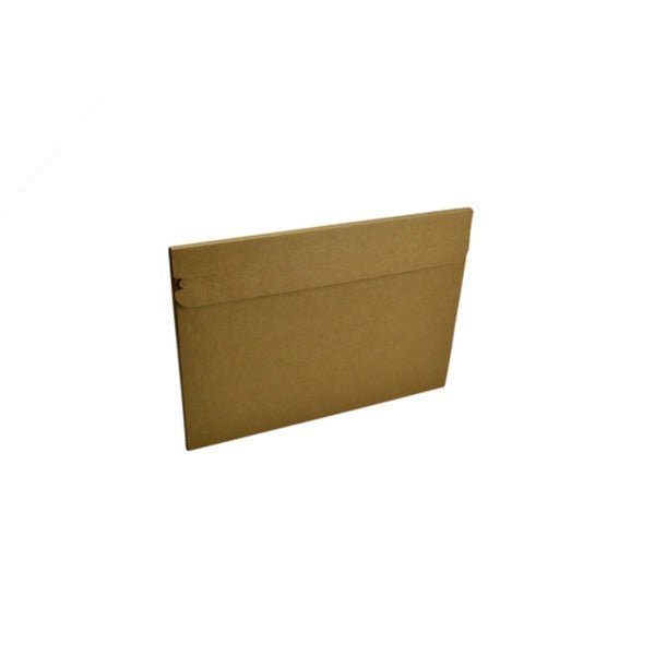 SAMPLE - E Flute - One Piece A4 Mailer 5mm High with Peal & Seal Tape - Kraft Brown - PackQueen