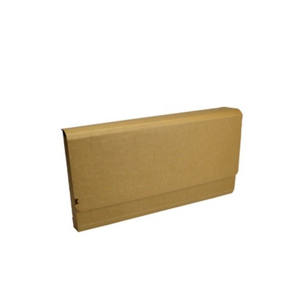 SAMPLE - E Flute - One Piece A5 Multi Crease Mailer with Peal & Seal Tape (Creases at 15/25/35/45/55) - Kraft Brown - PackQueen