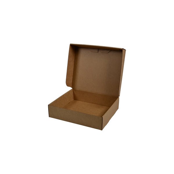 SAMPLE - E Flute - One Piece Cardboard Gift Box 23400 - Kraft Brown - PackQueen