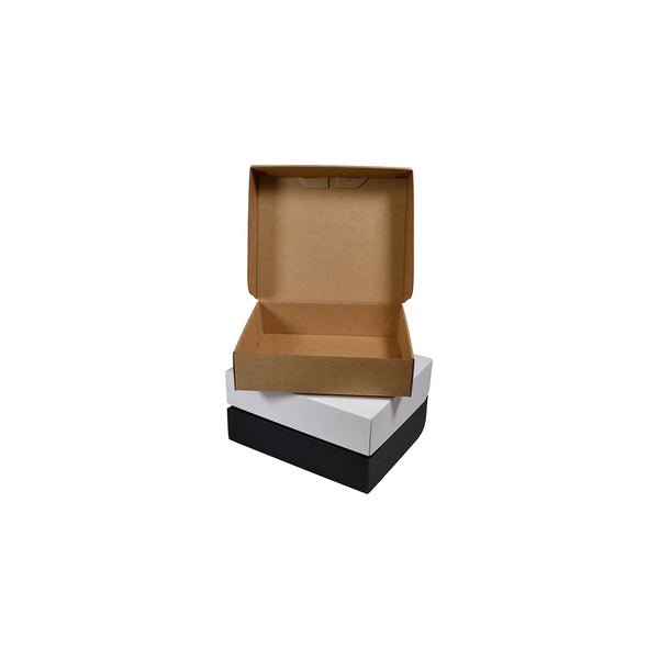 SAMPLE - E Flute - One Piece Cardboard Gift Box 23400 - Kraft Brown - PackQueen