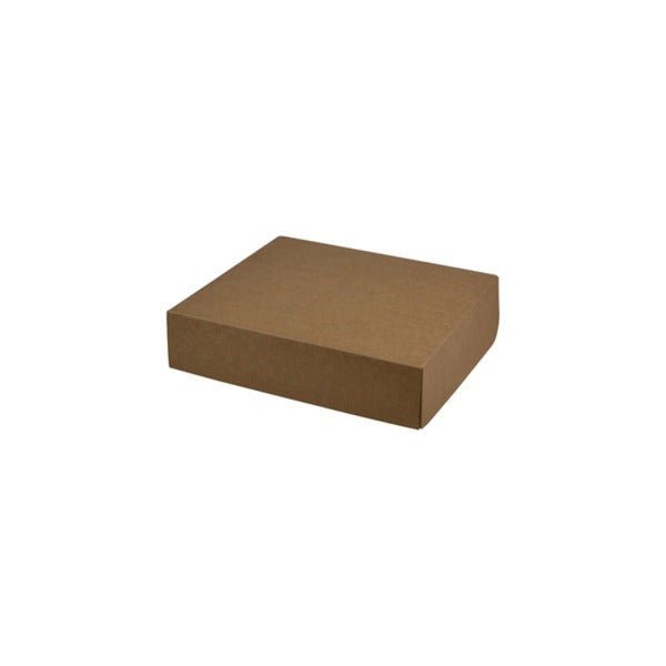 SAMPLE - E Flute - One Piece Cardboard Gift Box 23400 - Kraft Brown - PackQueen