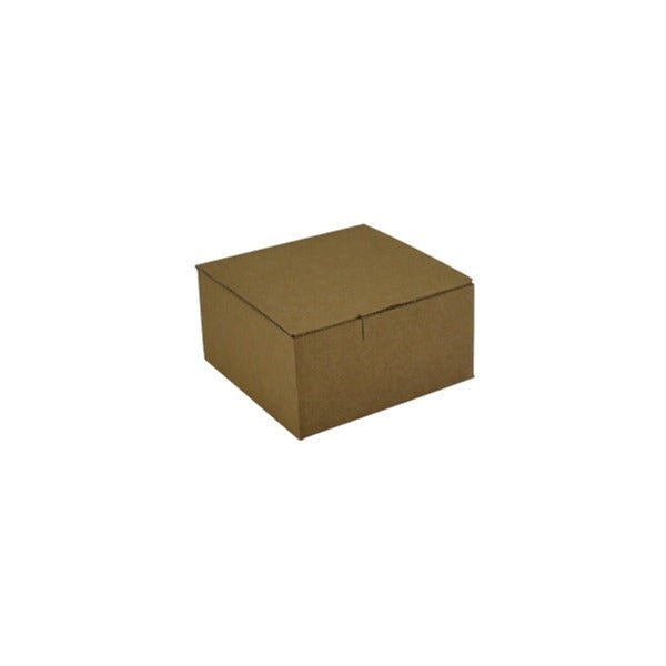 SAMPLE - E Flute - One Piece Mailing Gift Box 18837 - Kraft Brown - PackQueen