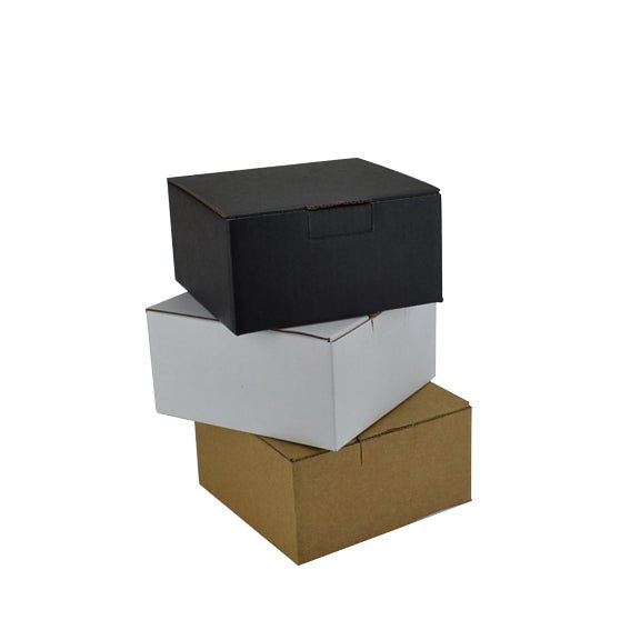 SAMPLE - E Flute - One Piece Mailing Gift Box 18837 - Kraft Brown - PackQueen