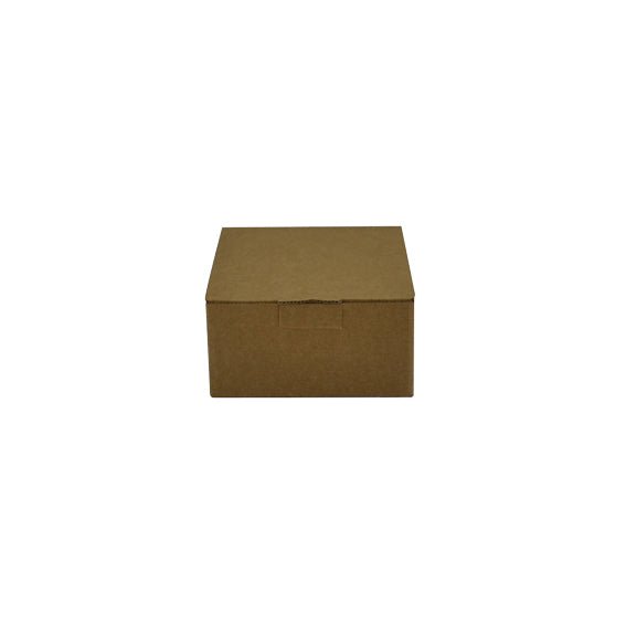 SAMPLE - E Flute - One Piece Mailing Gift Box 18837 - Kraft Brown - PackQueen
