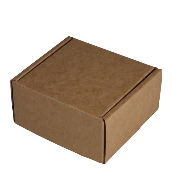 SAMPLE - E Flute - One Piece Mailing Gift Box 19593 - Kraft Brown - PackQueen