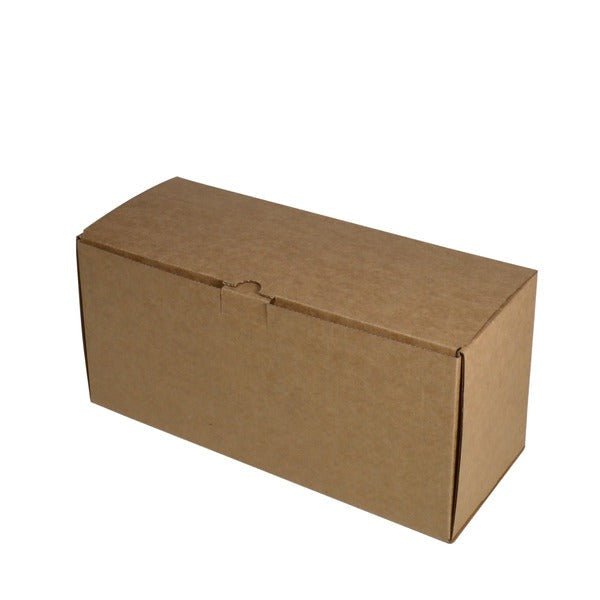 SAMPLE - E Flute - One Piece Mailing Gift Box 20585 - Kraft Brown - PackQueen
