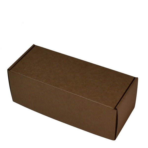 SAMPLE - E Flute - One Piece Mailing Gift Box 21379 - Kraft Brown - PackQueen