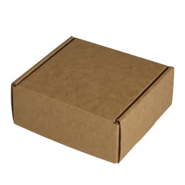 SAMPLE - E Flute - One Piece Mailing Gift Box 22742 - Kraft Brown - PackQueen