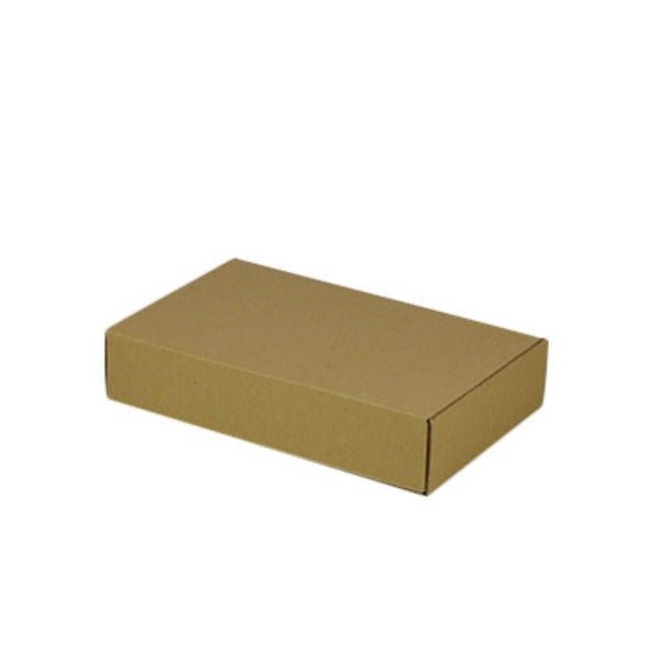 SAMPLE - E Flute - One Piece Mailing Gift Box 24321 - Kraft Brown - PackQueen