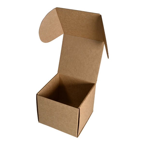 SAMPLE - E Flute - One Piece Mailing Gift Box 26563 - Kraft Brown - PackQueen