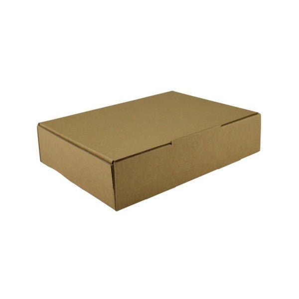 SAMPLE - E Flute - One Piece Mailing Gift Box 27019 - Kraft Brown - PackQueen