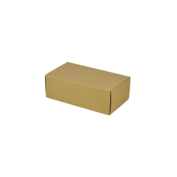 SAMPLE - E Flute - One Piece Mailing Gift Box 27024 - Kraft Brown - PackQueen