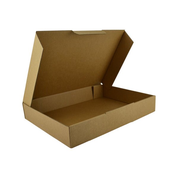 SAMPLE - E Flute - One Piece Mailing Gift Box 27043 - Kraft Brown - PackQueen