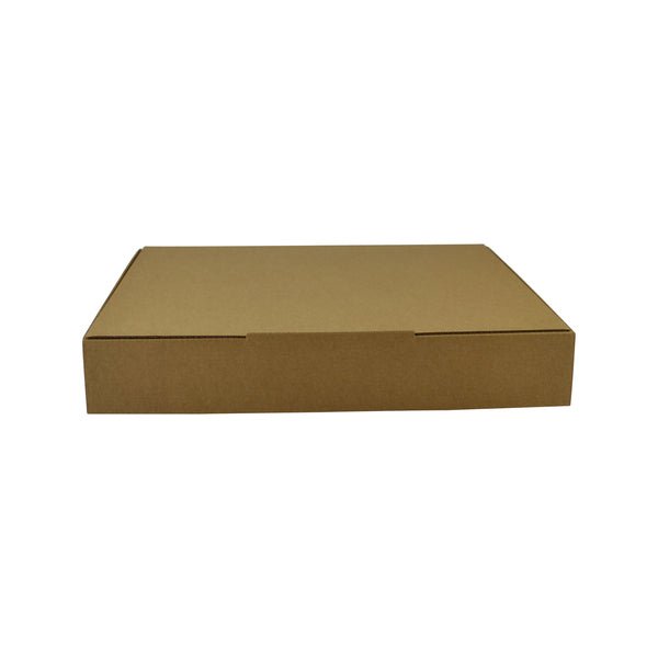SAMPLE - E Flute - One Piece Mailing Gift Box 27043 - Kraft Brown - PackQueen