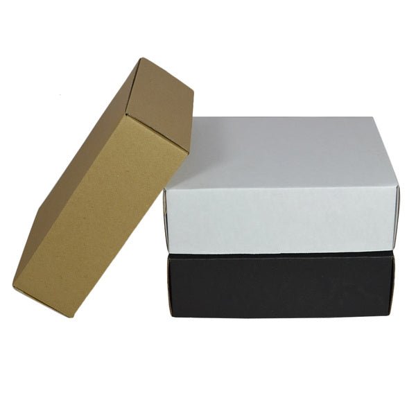 SAMPLE - E Flute - One Piece Mailing Gift Box 27087 - Kraft Brown - PackQueen
