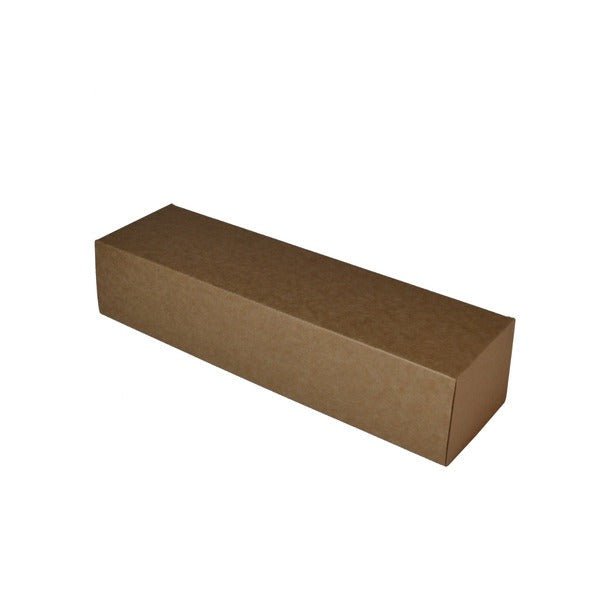 SAMPLE - E Flute - One Piece Mailing Gift Box 28653 - Suits 4 Donuts - Kraft Brown - PackQueen