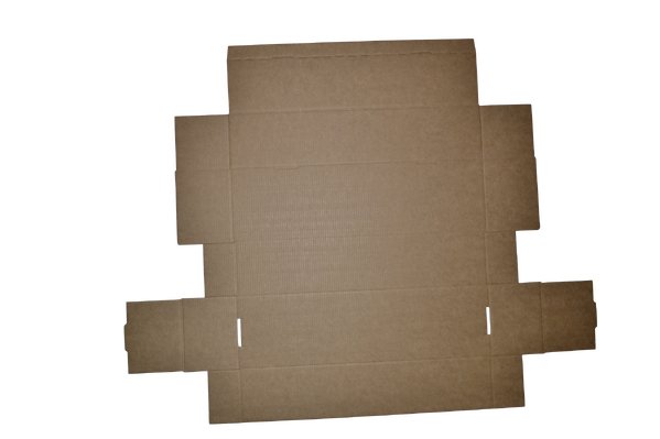 SAMPLE - E Flute - One Piece Mailing Gift Box 28653 - Suits 4 Donuts - Kraft Brown - PackQueen