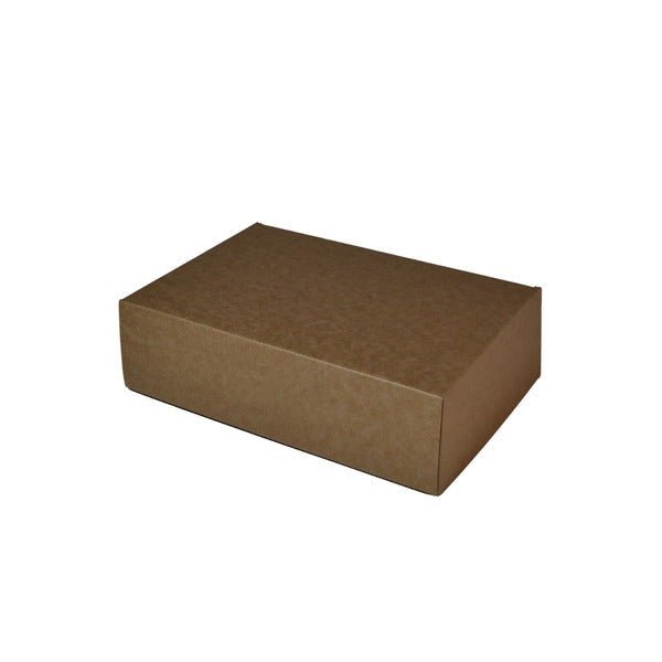 SAMPLE - E Flute - One Piece Mailing Gift Box 28655 - Suits 6 Donuts - Kraft Brown - PackQueen