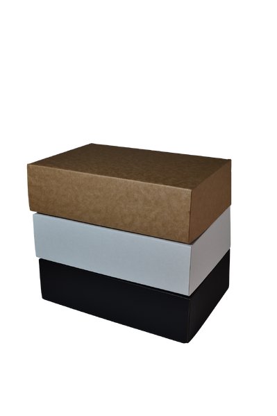 SAMPLE - E Flute - One Piece Mailing Gift Box 28655 - Suits 6 Donuts - Kraft Brown - PackQueen
