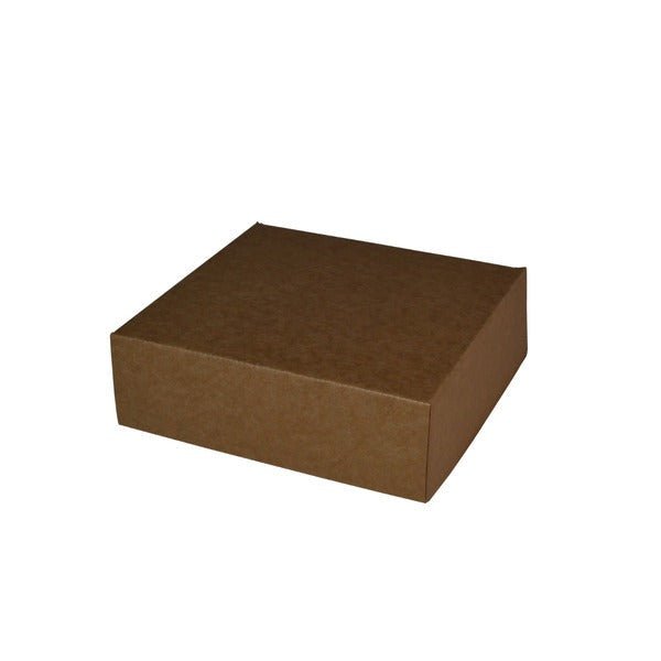 SAMPLE - E Flute - One Piece Mailing Gift Box 28656 - Small Cookie - Kraft Brown - PackQueen