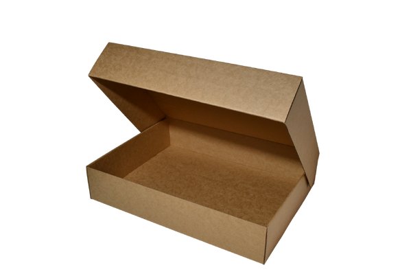 SAMPLE - E Flute - One Piece Mailing Gift Box 28657 - Suits 12 Donuts - Kraft Brown - PackQueen