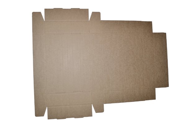 SAMPLE - E Flute - One Piece Mailing Gift Box 28657 - Suits 12 Donuts - Kraft Brown - PackQueen