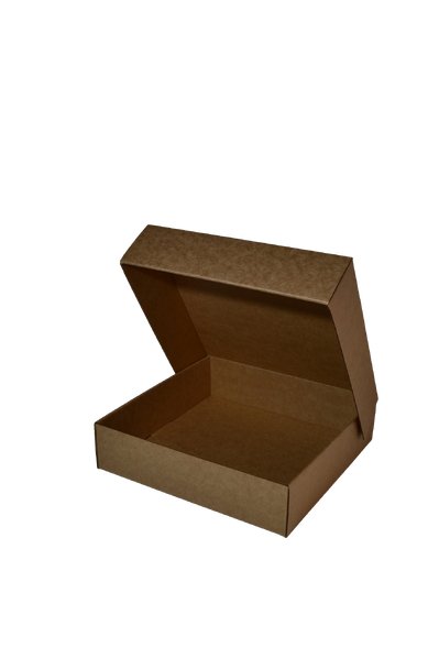 SAMPLE - E Flute - One Piece Mailing Gift Box 28658 - Large Cookie - Kraft Brown - PackQueen