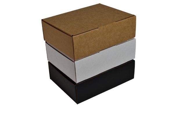 SAMPLE - E Flute - One Piece Mailing Gift Box 28735 - Kraft Brown - PackQueen