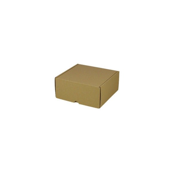 SAMPLE - E Flute - One Piece Mailing Gift Box 5325 - Kraft Brown - PackQueen