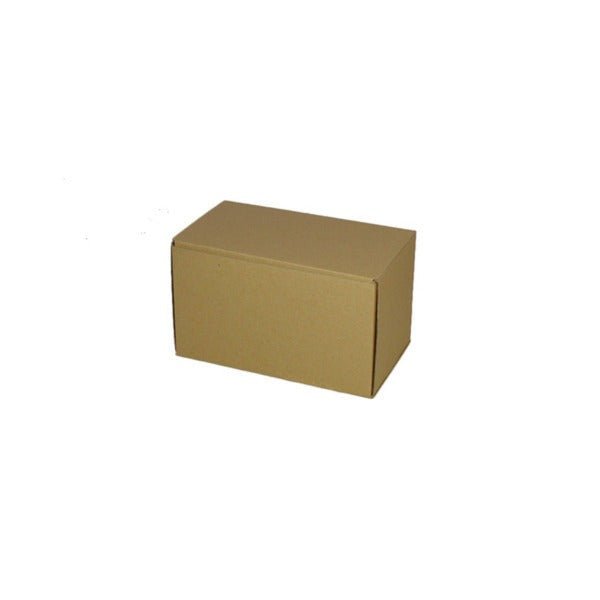 SAMPLE - E Flute - One Piece Mailing Gift Box 6797 - Kraft Brown - PackQueen