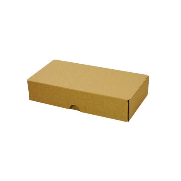 SAMPLE - E Flute - One Piece Mailing Gift Box 7333 - Kraft Brown - PackQueen