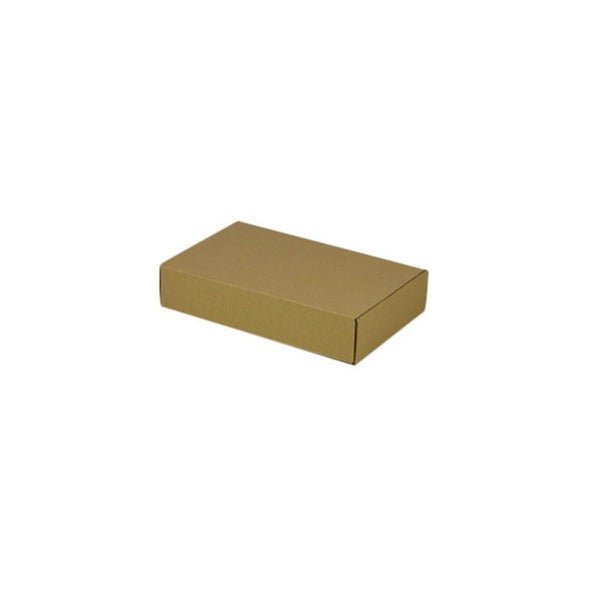 SAMPLE - E Flute - One Piece Mailing Gift Box 7391 - Kraft Brown - PackQueen