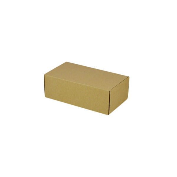 SAMPLE - E Flute - One Piece Mailing Gift Box 7430 - Kraft Brown - PackQueen