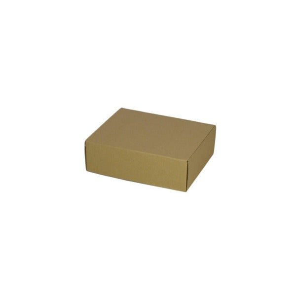 SAMPLE - E Flute - One Piece Mailing Gift Box 7432 - Kraft Brown - PackQueen